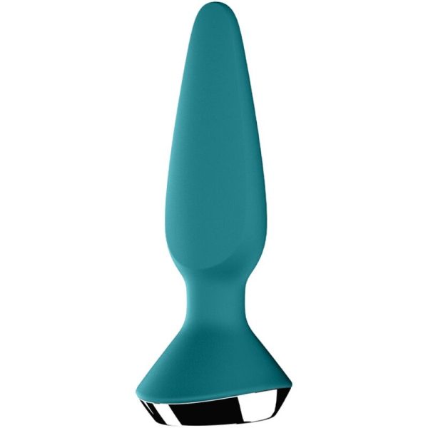 SATISFYER - Plug-ilicious 1 Žalias Vibratorius - Image 2