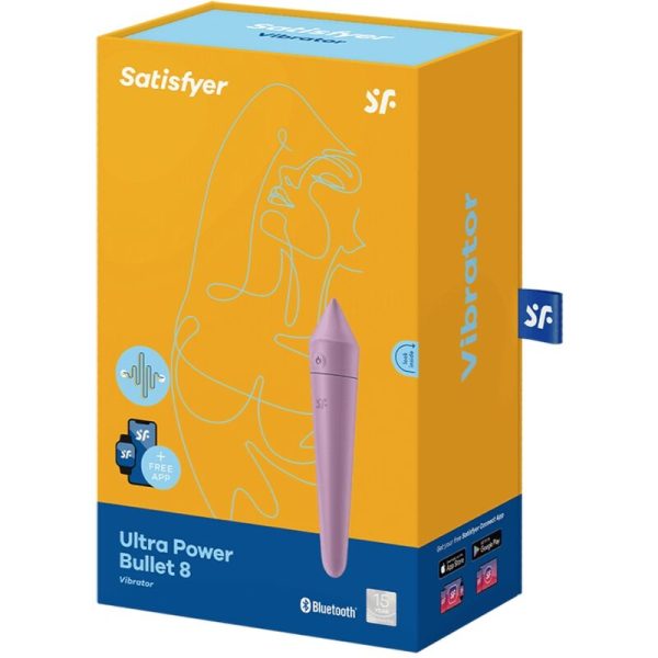 SATISFYER CONNECT – satisfyer - ultra galių kulka 8 lilac - Image 3
