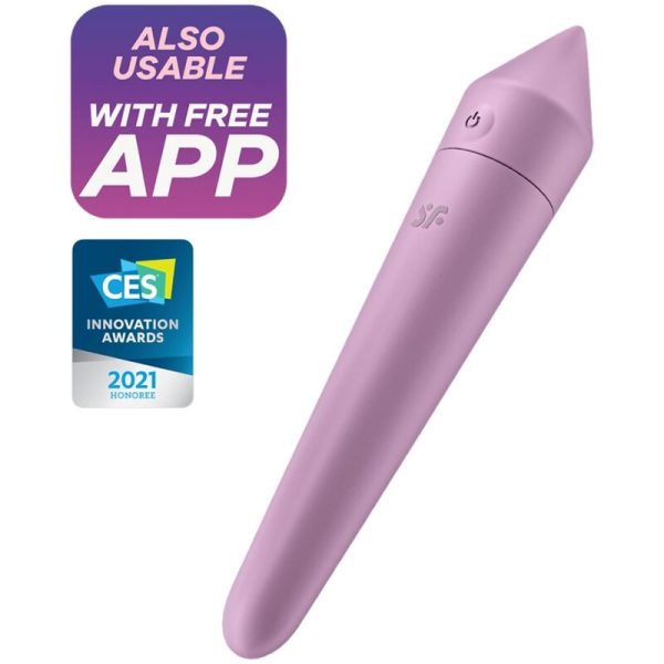 SATISFYER CONNECT – satisfyer - ultra galių kulka 8 lilac
