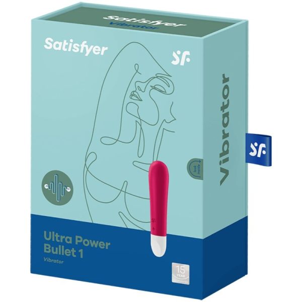 SATISFYER VIBRATOR – satisfyer - ultra power bullet 1 raudonas - Image 3