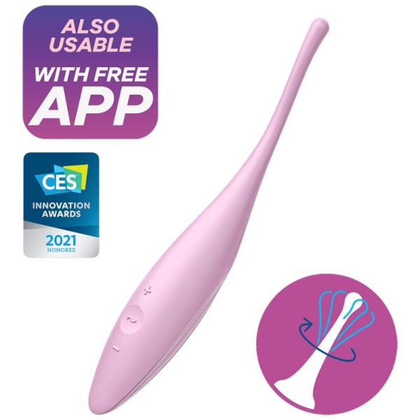 SATISFYER CONNECT – satisfyer - sukamas džiaugsmas klietvorio vibratorius rožinis