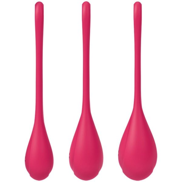 SATISFYER BALLS – satisfyer - yoni power 1 treningo rinkinys raudonas - Image 3