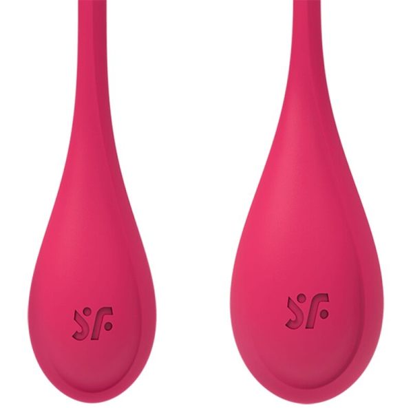 SATISFYER BALLS – satisfyer - yoni power 1 treningo rinkinys raudonas - Image 2