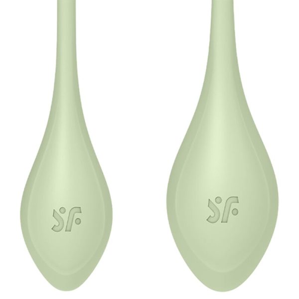 SATISFYER BALLS – satisfyer - yoni power 2 treningo rinkinys žalias - Image 2