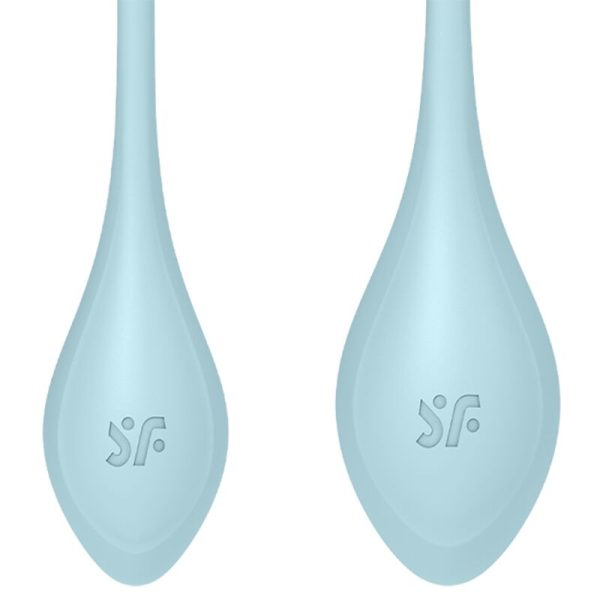 SATISFYER BALLS – satisfyer - yoni power 2 treningo rinkinys mėlynas - Image 2