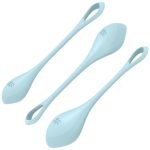 SATISFYER - YONI POWER 2 TRENIRUOTĖS RINKINYS MĖLYNAS