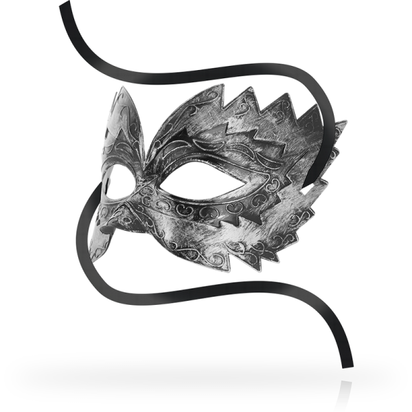 OHMAMA MASKS – ohmama - venecijos stiliaus antizaz maska sidabro - Image 2