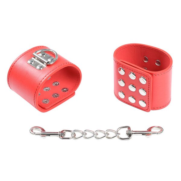 OHMAMA FETISH – raudonosios ankletės su spaustuku - Image 2