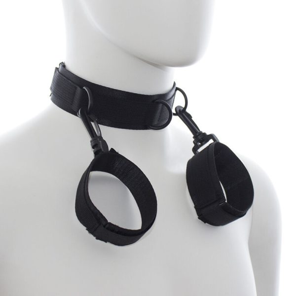 OHMAMA FETISH – nyloninės antrankiai ir apykaklė - Image 2