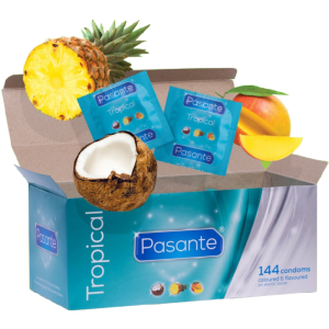 PASANTE – tropiniai prezervatyvai 144 vienetės