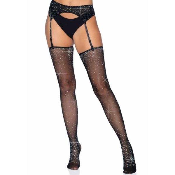 LEG AVENUE SETS – leg avenue - dirželis ir pėdkelnės rinkinys vienas dydis