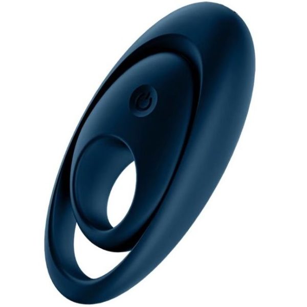 SATISFYER RING – satisfyer - nuostabus duo žiedas vibratorius mėlynas