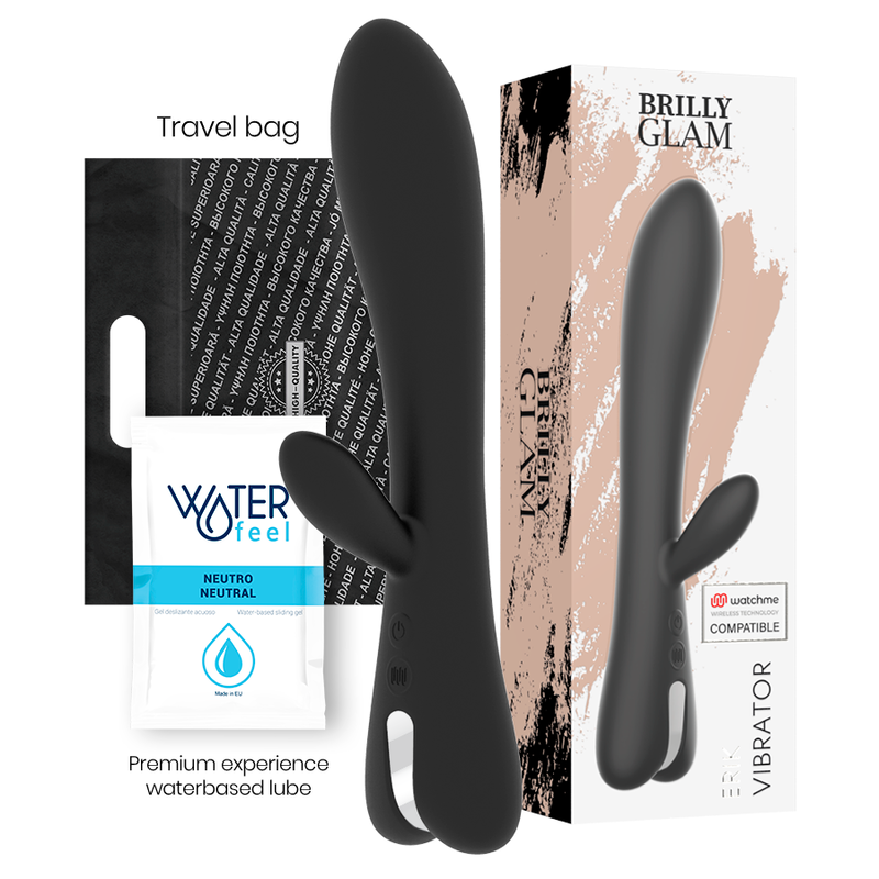BRILLY GLAM – erik vibratorius watchme bevielis technologijos kompatibilus