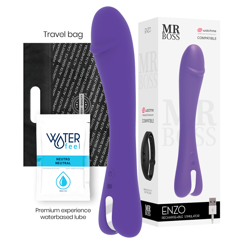 MR. BOSS – MR. BOSS - enzo vibratorius watchme bevielis technologijos kompatibilus