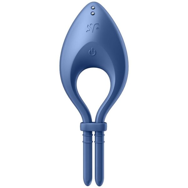 SATISFYER RING – satisfyer - tikslinis žiedas vibratorius aplikacija mėlyna - Image 2