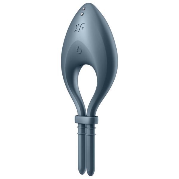 SATISFYER RING – satisfyer - tikslas vibratorius app pilkas