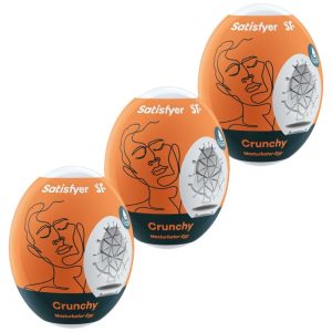 SATISFYER - 3 masturbatoriusIAI KIAUŠINIAI CRUNCHY