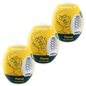 SATISFYER - 3 masturbatoriusiai EGGS FIERCE