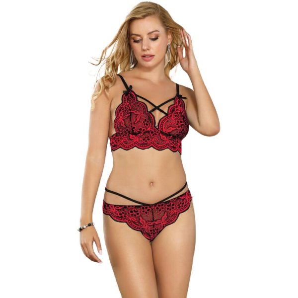 SUBBLIME SETS – subblime - dvi dalys: nėriniuotas viršus ir kelnaitės s/m