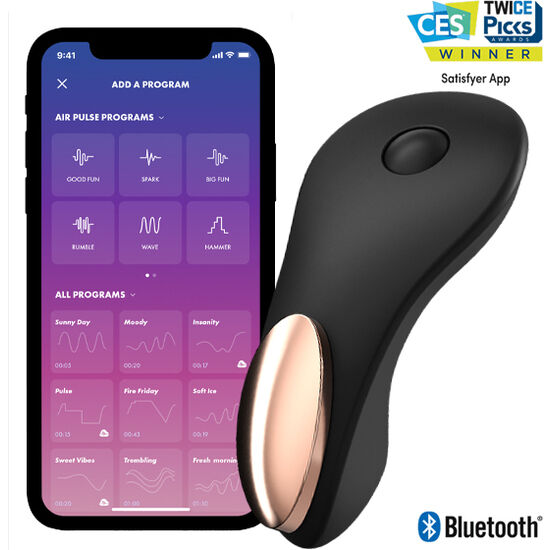 SATISFYER CONNECT – satisfyer - mažas paslaptis kelnių vibratorius