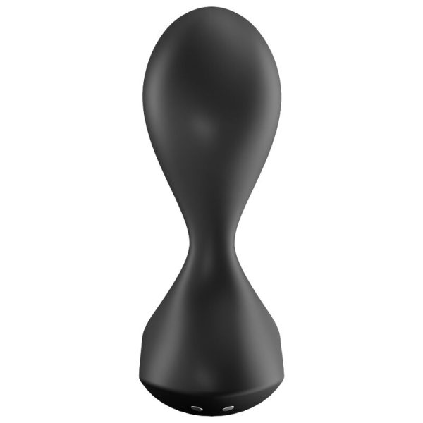 SATISFYER CONNECT – satisfyer - saldus antspaudas vibruojantis kiškis juodas - Image 3