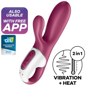 SATISFYER - KARŠTOJI TRIUŠYTĖ G-SPOT VIBRATORIUS