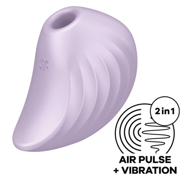 SATISFYER AIR PULSE – satisfyer - perlo nardytojas air pulse stimuliatorius & vibratorius violetinis
