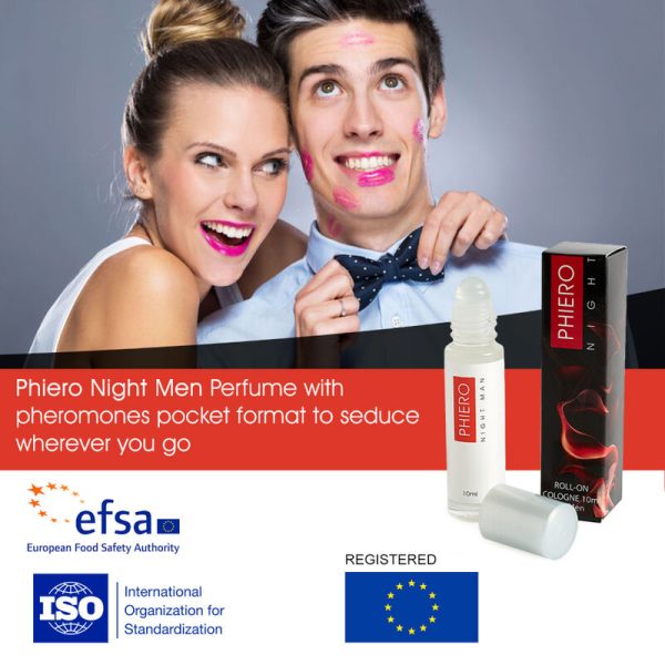 500COSMETICS – 500 cosmetics - phiero night vyrų kvepalai feromonai su roleriu - Image 2