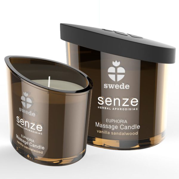 SWEDE – senze euphoria masažo žvakė - vanilė, sandalas