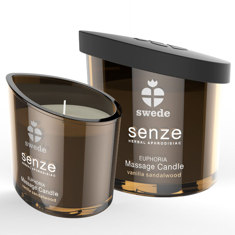 SWEDE – senze euphoria masažo žvakė - vanilė, sandalas