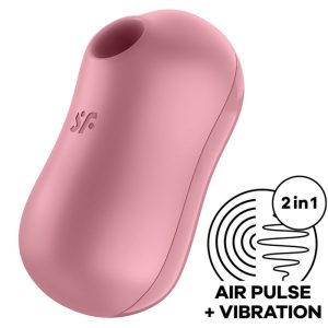 SATISFYER AIR PULSE – satisfyer - kaliopės vėjas oro pulso stimuliatorius ir vibratorius rožinis