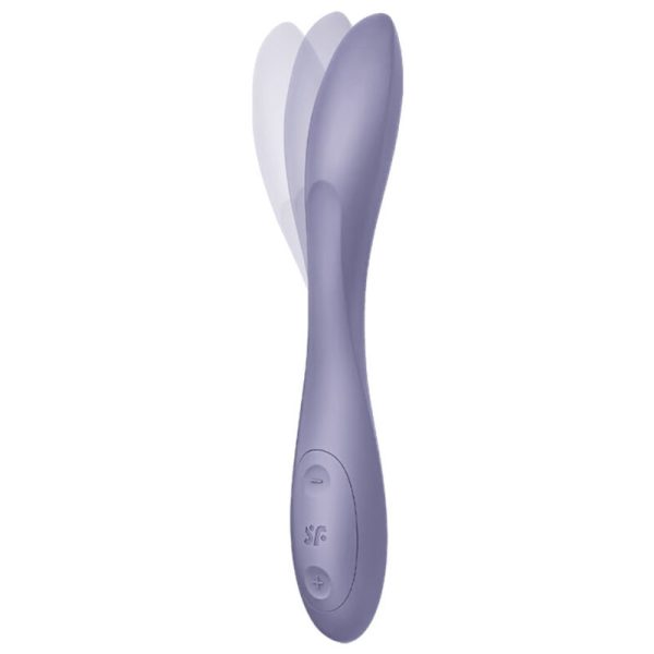 SATISFYER VIBRATOR – satisfyer - g-spot flex 2 multi vibrator purpurinis - Image 2