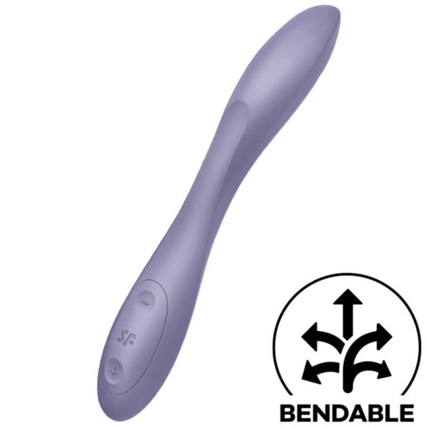 SATISFYER VIBRATOR – satisfyer - g-spot flex 2 multi vibrator purpurinis