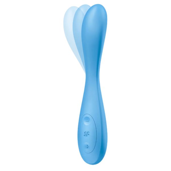 SATISFYER CONNECT – satisfyer - g-spot flex 4+ multi vibratorius aplikacijai mėlynas - Image 2