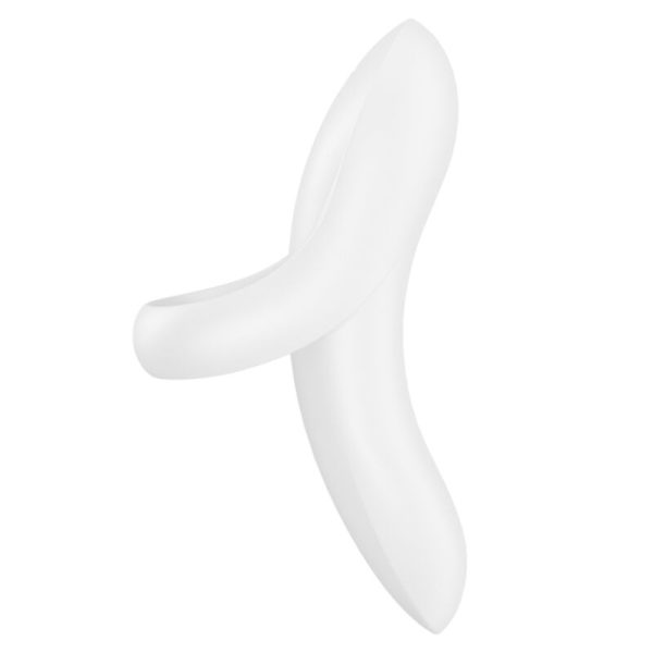 SATISFYER VIBRATOR – satisfyer - drąsus mylėtojas pirštų vibratorius balta - Image 2