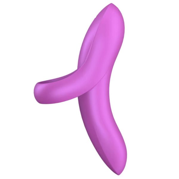 SATISFYER VIBRATOR – satisfyer - drąsus meilės pirštų vibratorius rožinis - Image 2