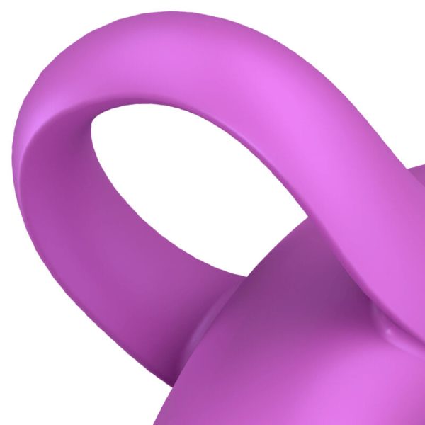 SATISFYER VIBRATOR – satisfyer - drąsus meilės pirštų vibratorius rožinis - Image 3