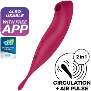 SATISFYER CONNECT – satisfyer - sukamas pro+ ora pulsų stimuliatorius ir vibratorius su programėle