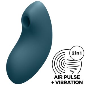 SATISFYER AIR PULSE – satisfyer - vulva lover 2 ora pulsų stimuliatorius ir vibratorius mėlynas