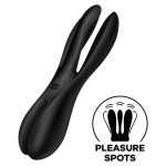 SATISFYER - THREESOME 2 JUODAS VIBRATORIUS