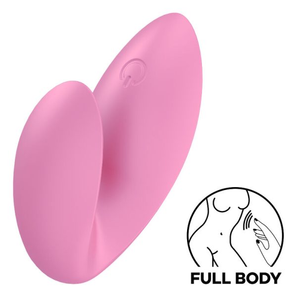 SATISFYER VIBRATOR – satisfyer - meilės sukilimas pirštų vibratorius rožinis