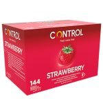 CONTROL - Braškių prezervatyvai 144 vnt.