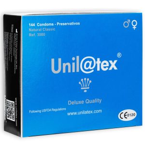 UNILATEX – natūralūs prezervatyvai 144 vienetai