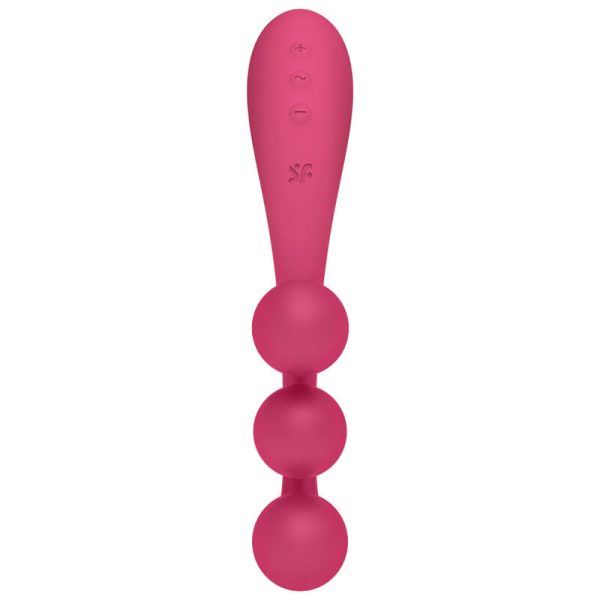 SATISFYER VIBRATOR – satisfyer - tri ball 1 multi vibratorius raudonas - Image 2