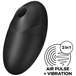SATISFYER AIR PULSE – satisfyer - vulva mylėtojas 3 air pulse stimuliatorius ir vibratorius juodas