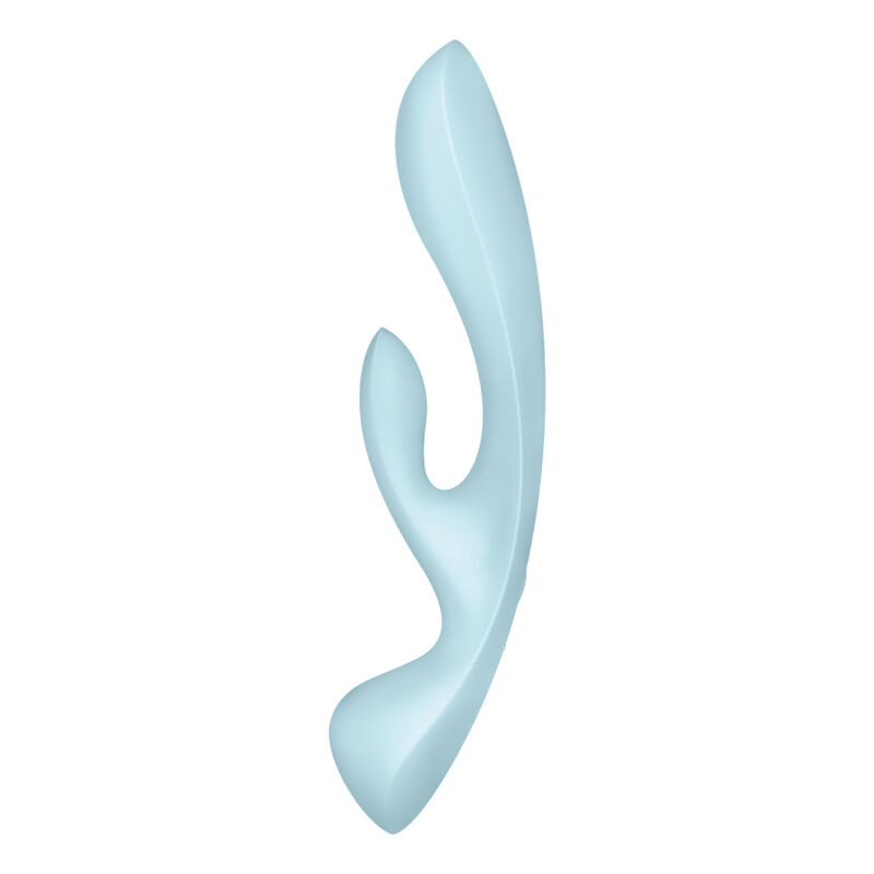 SATISFYER VIBRATOR – satisfyer - triple oh hibridinis vibratorius mėlynas
