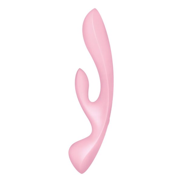 SATISFYER VIBRATOR – satisfyer - triple oh hibridinis vibratorius rožinis - Image 2