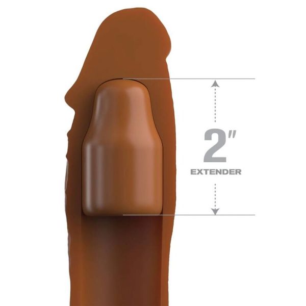 FANTASY X-TENSIONS – FANTASY X-TENSIONS - pipedreams sleevas 20,32 cm + 5,00 cm inch kišenė caramelo - Image 2