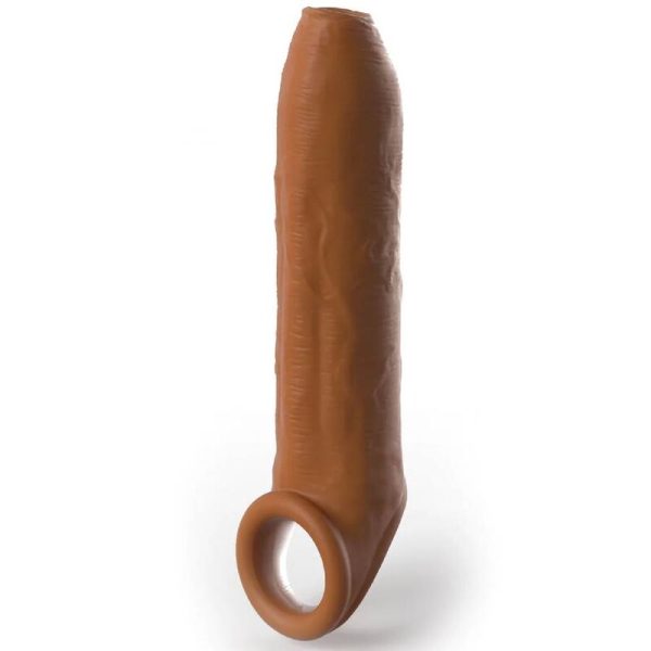 PIPEDREAMS – kondomas neapiparuotas 17,78 cm su diržu karamelės