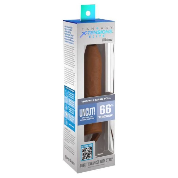 PIPEDREAMS – kondomas neapiparuotas 17,78 cm su diržu karamelės - Image 2